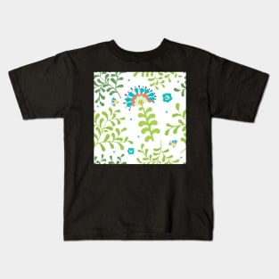 Elegance Seamless pattern with flowers Kids T-Shirt